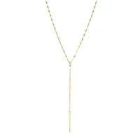 Geometric Y-shaped Long Pendant  Stainless Steel Necklace Women's Necklace sku image 1