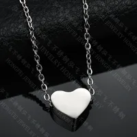 Titanium&stainless Steel Korea Sweetheart Body Accessories  (steel Color) Nhhf1022-steel-color sku image 1