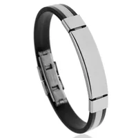 Fashion Geometric Titanium Steel No Inlaid Unisex Bracelets sku image 3