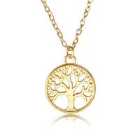 Fashion Retro Tree Of Life Pendant Alloy Ladies Peace Tree Necklace Clavicle Chain main image 1