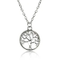 Fashion Retro Tree Of Life Pendant Alloy Ladies Peace Tree Necklace Clavicle Chain main image 2