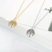 Fashion Retro Tree Of Life Pendant Alloy Ladies Peace Tree Necklace Clavicle Chain main image 3