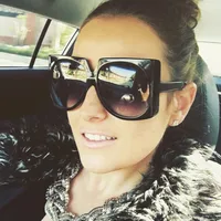 Fashion Big Frame New Ladies Square Trend Street Photography Sunglasses main image 2