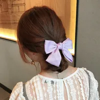 Korean Princess Bow Hairpin Retro Top Clip Back Head Clip Hairpin Wholesale main image 3