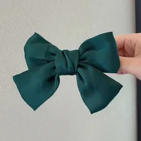 Korean Princess Bow Hairpin Retro Top Clip Back Head Clip Hairpin Wholesale sku image 3