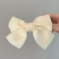 Korean Princess Bow Hairpin Retro Top Clip Back Head Clip Hairpin Wholesale sku image 4