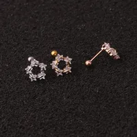 Ear Cartilage Rings & Studs Exaggerated Animal 316 Stainless Steel  Copper main image 4