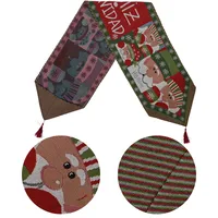 New Christmas Decoration Knitted Cloth Table Runner Creative Christmas Table Decoration main image 3