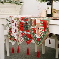 New Christmas Decoration Knitted Cloth Table Runner Creative Christmas Table Decoration main image 4