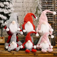 Christmas Supplies Red-haired Forest Old Man Hanging Legs Ornaments main image 2