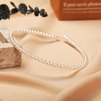 Hot Selling Faux Pearl Headband Creative Retro Fashion Pearl Headband sku image 2