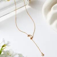 Hot-saling Fashion New Big Star Moon Alloy Pendant Necklace Wholesale main image 5