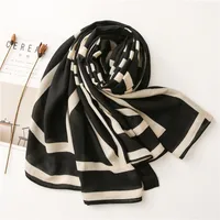 Hot Selling Fashion Geometric Scarf Silk Scarf Wholesale main image 5