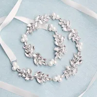 Hot Selling Fashion Diamond-studded Bride Wedding Dress Belt main image 1