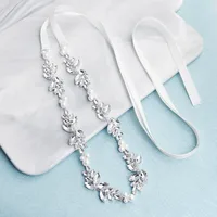 Hot Selling Fashion Diamond-studded Bride Wedding Dress Belt main image 3