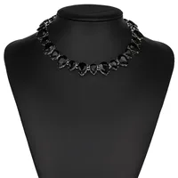 Imitated Crystal&cz Fashion Geometric Necklace  (red) Nhjj4115-red sku image 1