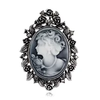 Korea Alloy Plating Brooch Flowers (af052-a / Ancient Alloy)  Nhdr2311 sku image 1