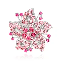 Korean Style Flower Alloy Diamond Other Women's Brooches sku image 1