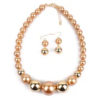 Occident And The United States Resin  Necklace (coffee)  Nhct0051-coffee sku image 3