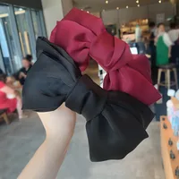 Korean Fashion Simple New Big  Bow Headband Wholesale main image 3