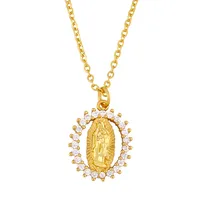 Simple Style Geometric Copper 18k Gold Plated Necklace In Bulk main image 3