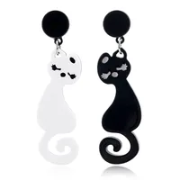 Exaggerated Acrylic Parrot Cat Avocado Tape Egg Match Jellyfish Blade Cigarette Butt Flamingo Earrings main image 2