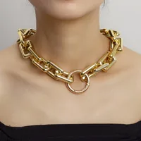 New Fashion Exaggerated Exaggerated Clavicle Chain Necklace Bracelet  Set main image 2