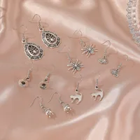 Retro Plating Alloy No Inlaid Earrings main image 4