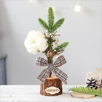 Christmas Mini Tree Decoration Desktop Atmosphere Decoration Potted Christmas Tree main image 3