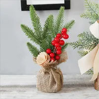Christmas Mini Tree Decoration Desktop Atmosphere Decoration Potted Christmas Tree main image 4