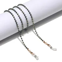 Multicolor Bead Chain Fashion Sunglasses Anti-skid Hanging Chain Glasses Chain main image 3