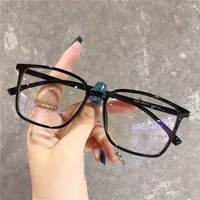 Anti-blue Light Simple Square Glasses Frame New Flat Glasses Frame main image 2
