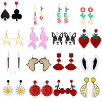 Geometric Plating Alloy No Inlaid Earrings Ear Studs main image 1