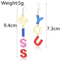 Geometric Plating Alloy No Inlaid Earrings Ear Studs sku image 2