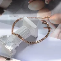 New Fashion Retro Trendy Simple Chain Titanium Steel Wild Anklet Jewelry main image 1