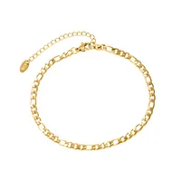 New Fashion Retro Trendy Simple Chain Titanium Steel Wild Anklet Jewelry main image 2