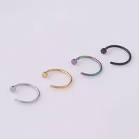 Nose Rings & Studs Fashion Geometric 316 Stainless Steel  Plating main image 3