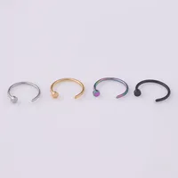 Nose Rings & Studs Fashion Geometric 316 Stainless Steel  Plating main image 4