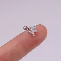 Ear Cartilage Rings & Studs Fashion Crown Copper Plating main image 2