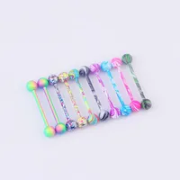 Tongue Rings Fashion Geometric 316 Stainless Steel  Stoving Varnish No Inlaid main image 3