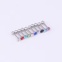 Ear Cartilage Rings & Studs Fashion Geometric 316 Stainless Steel  Diamond main image 2
