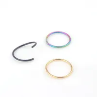 1 Piece Ear Cartilage Rings & Studs Fashion Geometric 316 Stainless Steel  Plating Ear Cartilage Rings & Studs Nose Rings & Studs main image 2