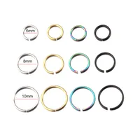 1 Piece Ear Cartilage Rings & Studs Fashion Geometric 316 Stainless Steel  Plating Ear Cartilage Rings & Studs Nose Rings & Studs sku image 7