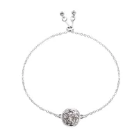 Korean Round Crystal Cluster Simple Natural Stone Alloy Bracelet sku image 3