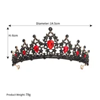 Explosion Crown Classic Baroque Retro Hair Accessories Luxury Diamond Bridal Wedding Accessories Photo Headdress sku image 3