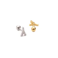 Ear Cartilage Rings & Studs Flower 316 Stainless Steel  Copper main image 4
