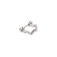Ear Cartilage Rings & Studs Fashion U Shape Copper Diamond main image 3