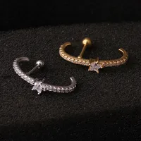 Ear Cartilage Rings & Studs Novelty Geometric Copper Zircon main image 3