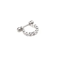 Ear Cartilage Rings & Studs Fashion U Shape Copper Diamond sku image 3