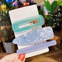 Korean Acrylic Hairpin 3 Piece Set Side Clip Bangs Clip Girl Clip  Wholesale sku image 20